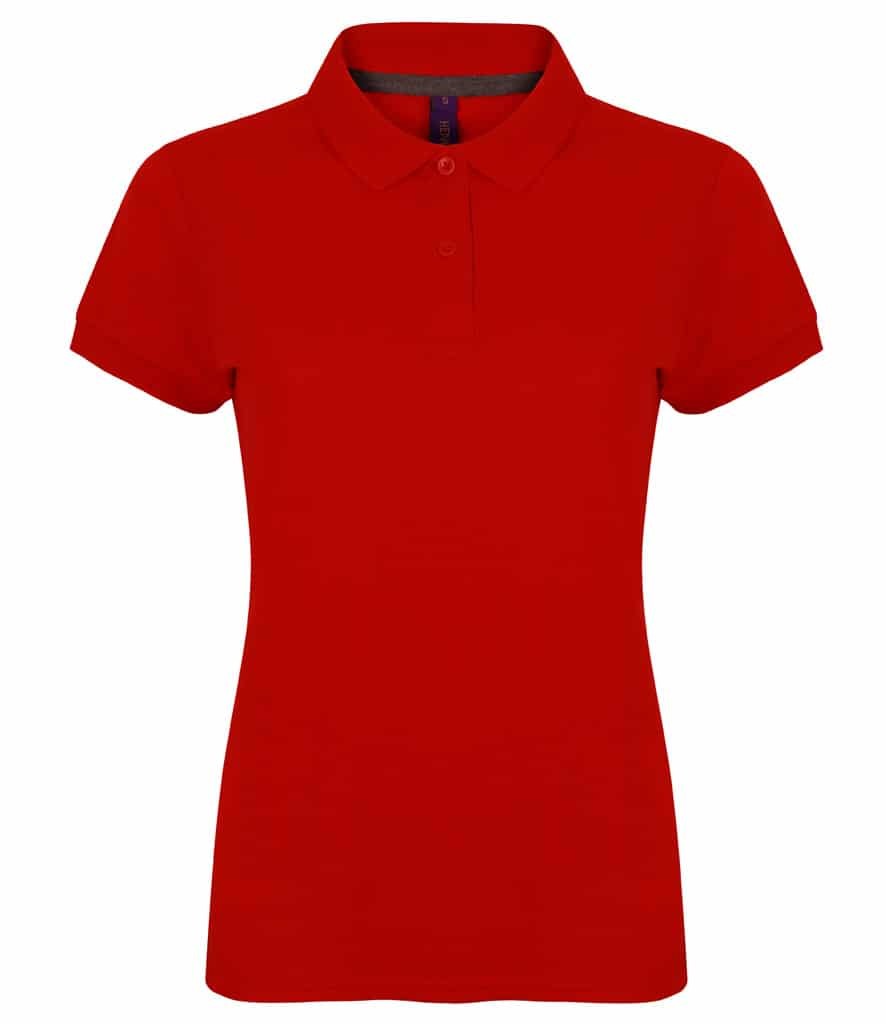 Henbury Ladies Modern Fit Cotton Pique © Polo Shirt