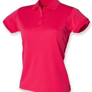 Henbury Ladies Coolplus® Wicking Piqué Polo Shirt