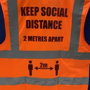 Social Distancing High Visibility Waistcoat 2M