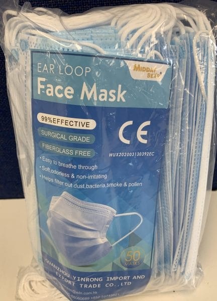 Disposable Ear Loop Face Mask