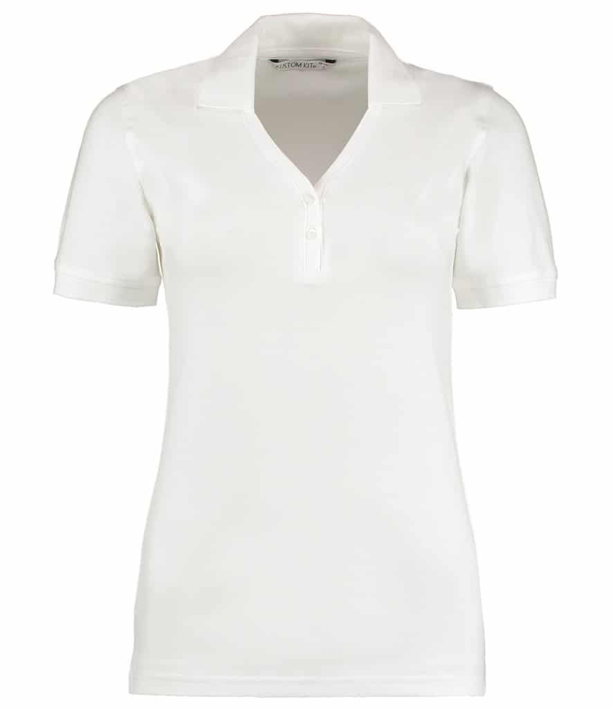 Kustom Kit Sophia Comfortec® V Neck Polo Shirt