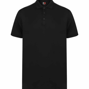 Finden and Hales Unisex Contrast Panel Piqué Polo Shirt