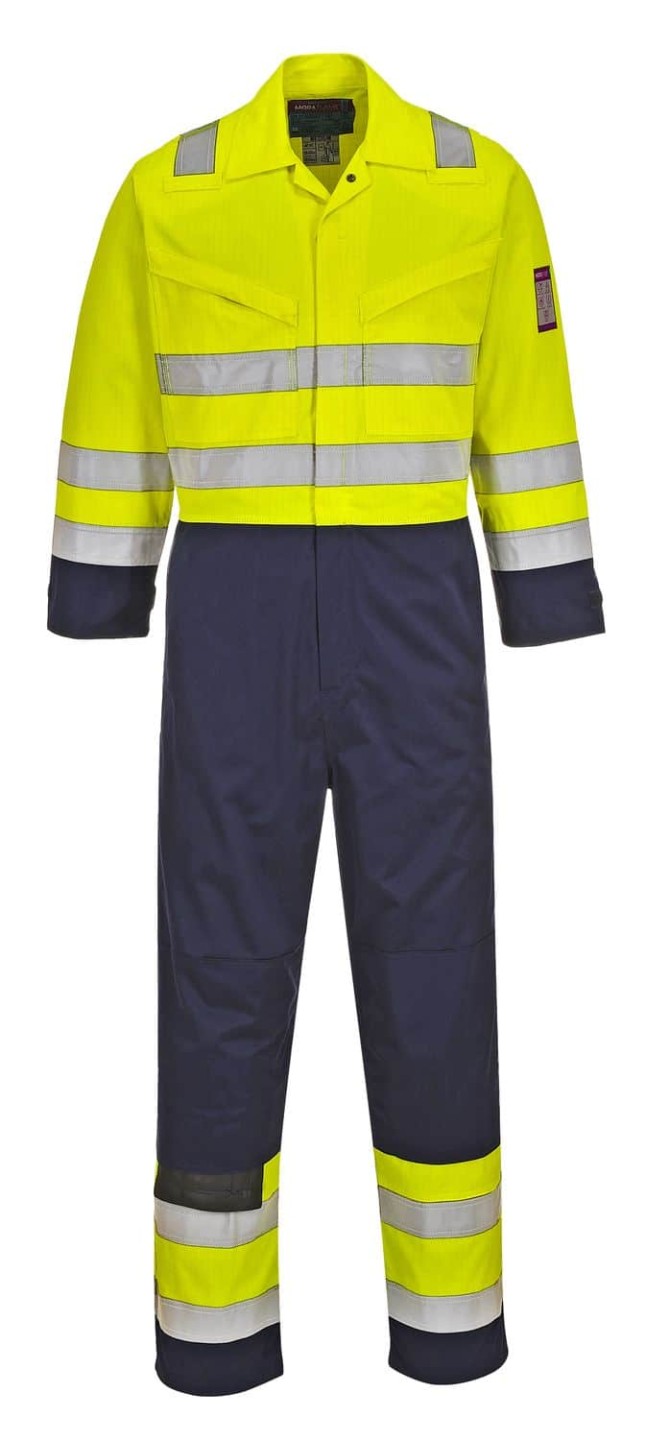 Portwest Hi Vis Modaflame Coverall