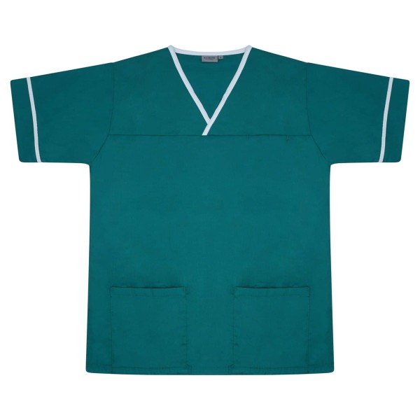 Scrub Tunic With Trim