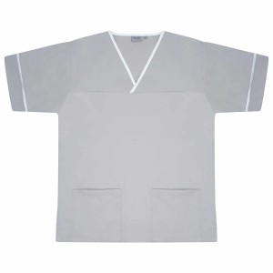 Scrub Tunic With Trim