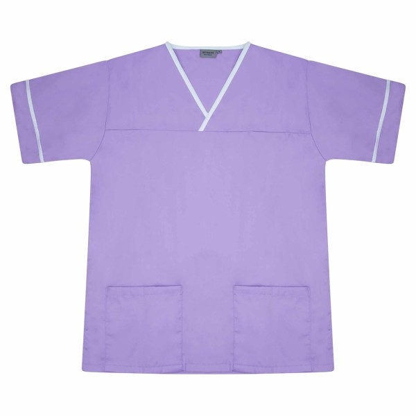 Scrub Tunic With Trim