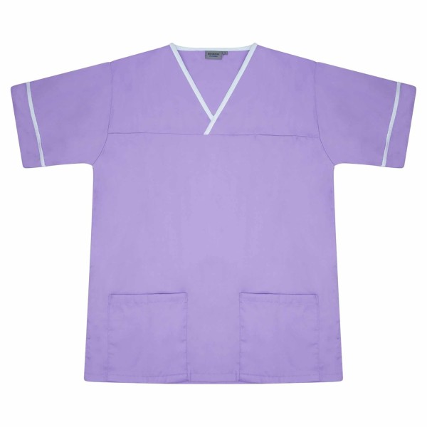 Scrub Tunic With Trim