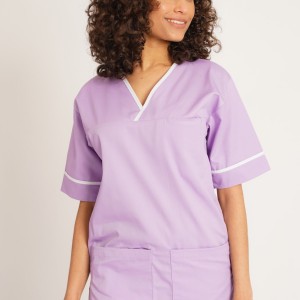 Scrub Tunic With Trim