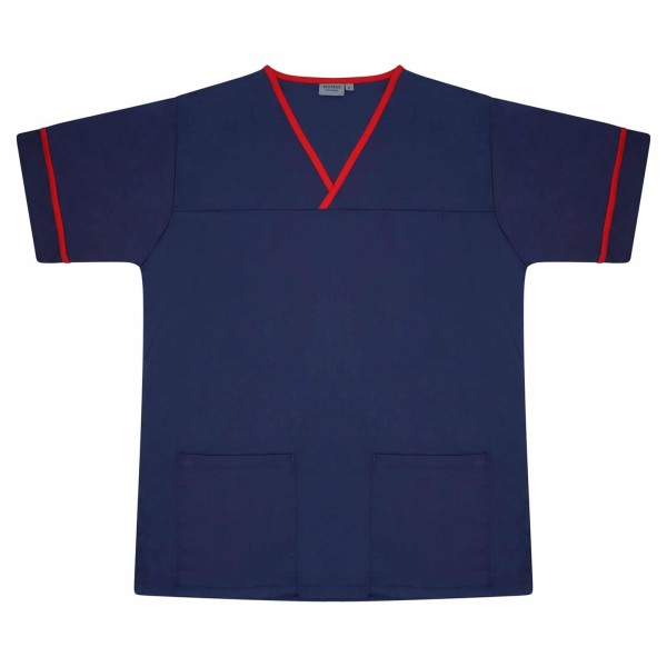 Scrub Tunic With Trim