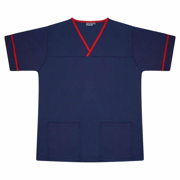 Scrub Tunic With Trim