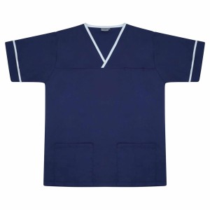 Scrub Tunic With Trim