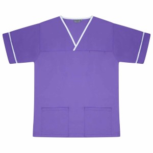 Scrub Tunic With Trim