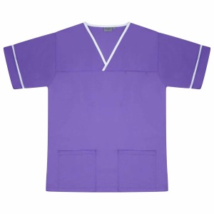 Scrub Tunic With Trim