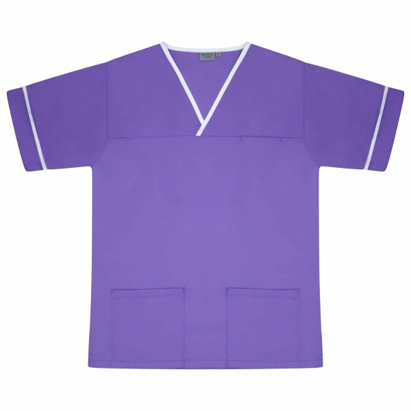 Scrub Tunic With Trim