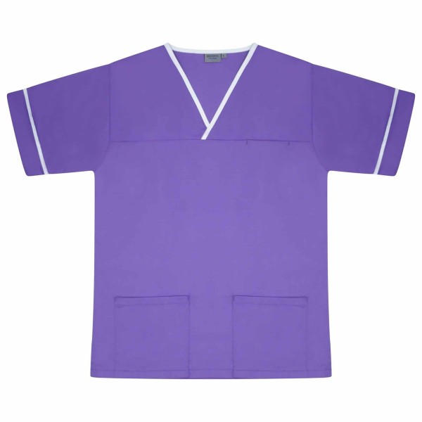 Scrub Tunic With Trim