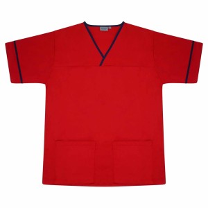 Scrub Tunic With Trim