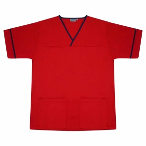 Scrub Tunic With Trim