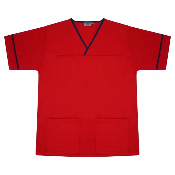 Scrub Tunic With Trim