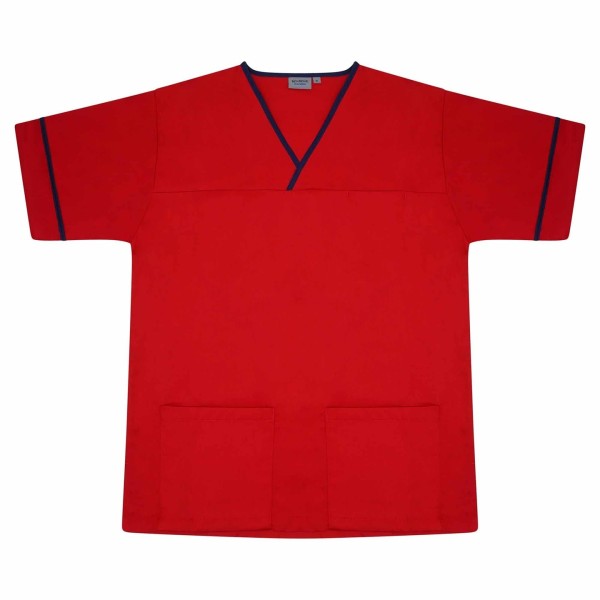 Scrub Tunic With Trim