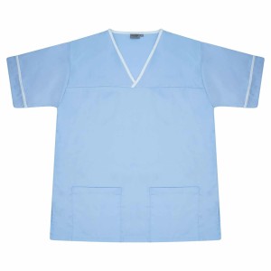 Scrub Tunic With Trim
