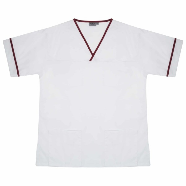 Scrub Tunic With Trim