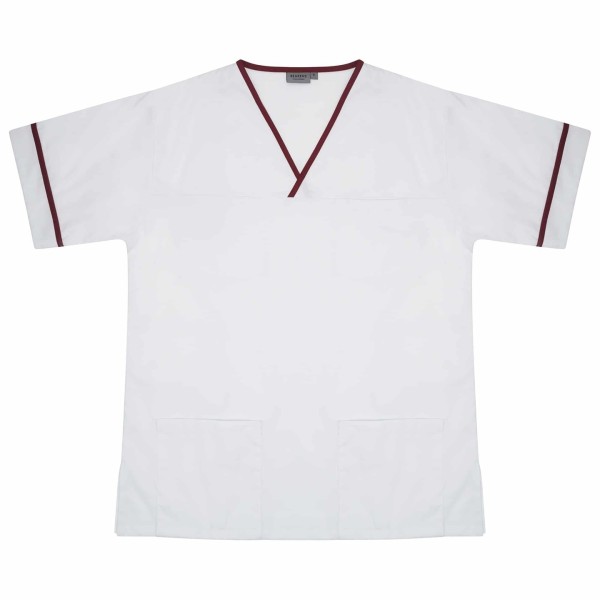 Scrub Tunic With Trim