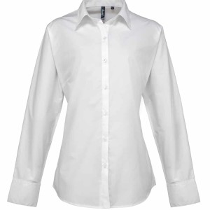 Premier Ladies Supreme Long Sleeve Poplin Shirt