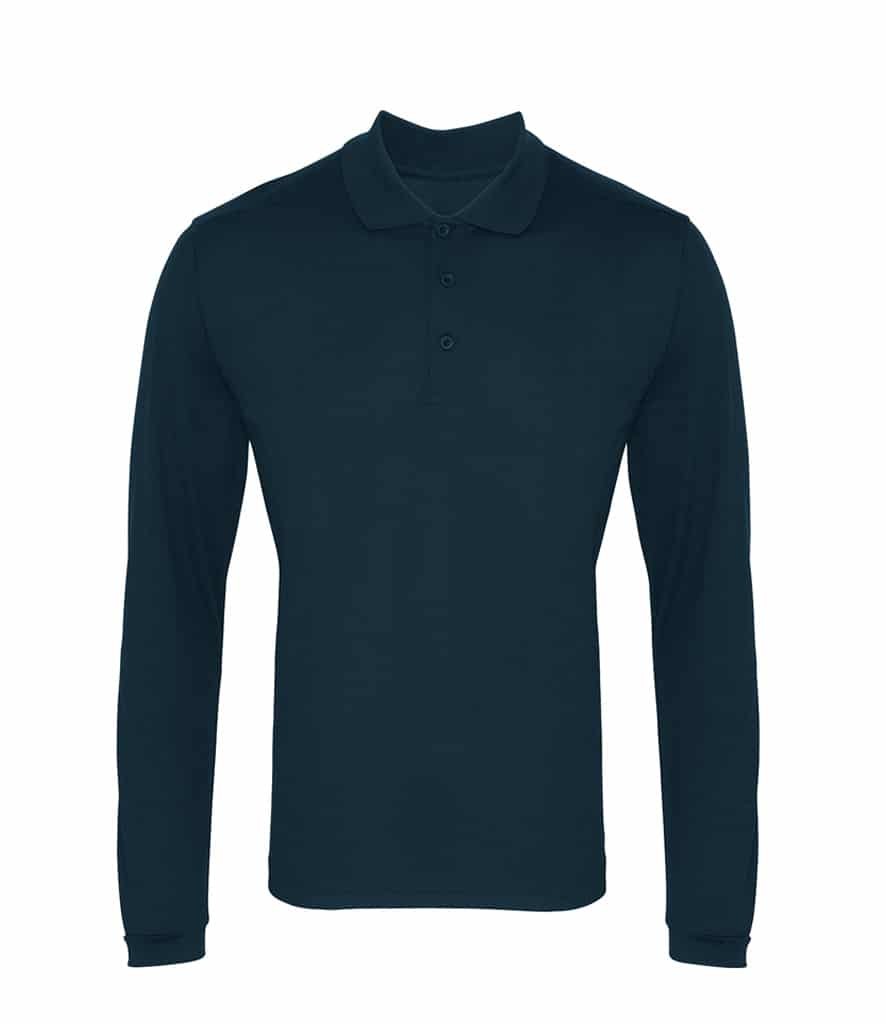 Premier Long Sleeve Coolchecker ® Pique © Polo Shirt
