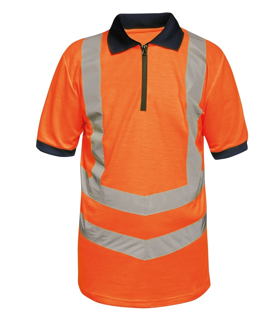 Regatta Hi-Vis Pro Contrast Piqué Polo Shirt