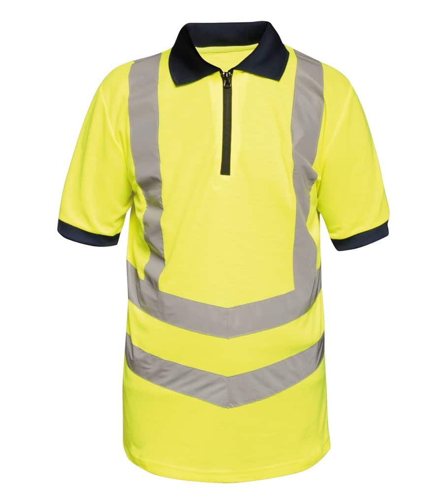 Regatta Hi-Vis Pro Contrast Piqué Polo Shirt