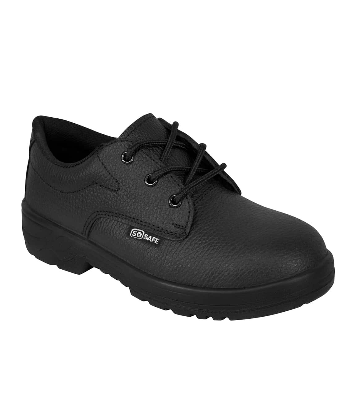 So Safe S1p Black Leather Gibson Shoe