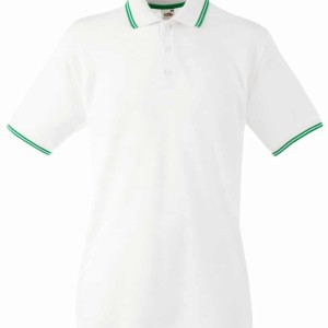Fruit of the Loom Premium Tipped Cotton Pique © Polo Shirt