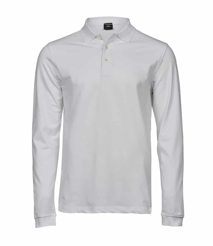 Tee Jays Luxury Stretch Long Sleeve Polo Shirt