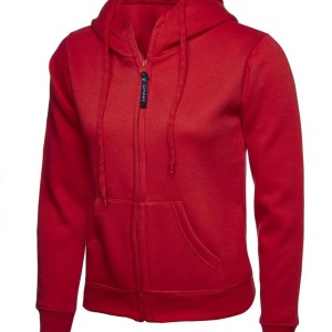 Uneek Ladies Classic Full Zip Hooded Sweatshirt