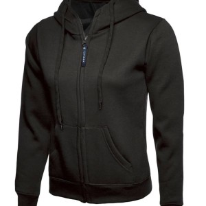 Uneek Ladies Classic Full Zip Hooded Sweatshirt