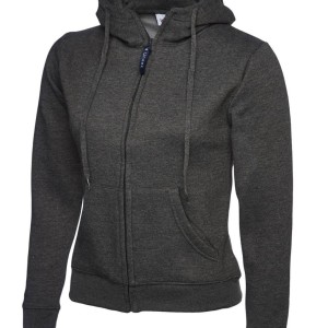 Uneek Ladies Classic Full Zip Hooded Sweatshirt