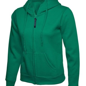 Uneek Ladies Classic Full Zip Hooded Sweatshirt