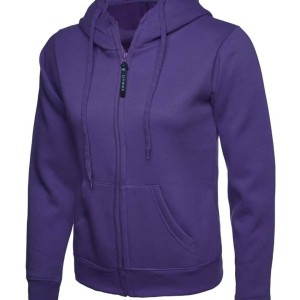 Uneek Ladies Classic Full Zip Hooded Sweatshirt