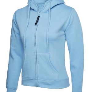 Uneek Ladies Classic Full Zip Hooded Sweatshirt