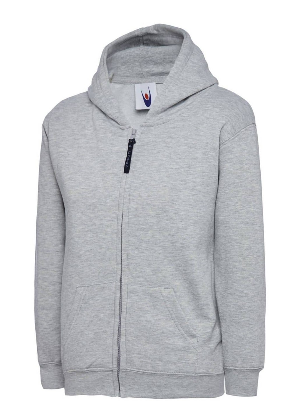 Uneek Childrens Classic Full Zip Hooded Sweatshirt