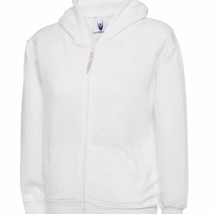 Uneek Childrens Classic Full Zip Hooded Sweatshirt