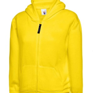 Uneek Childrens Classic Full Zip Hooded Sweatshirt