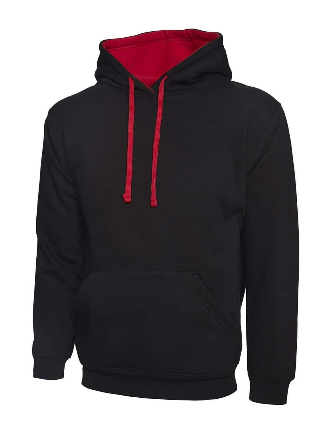 Uneek Contrast Hooded Sweatshirt