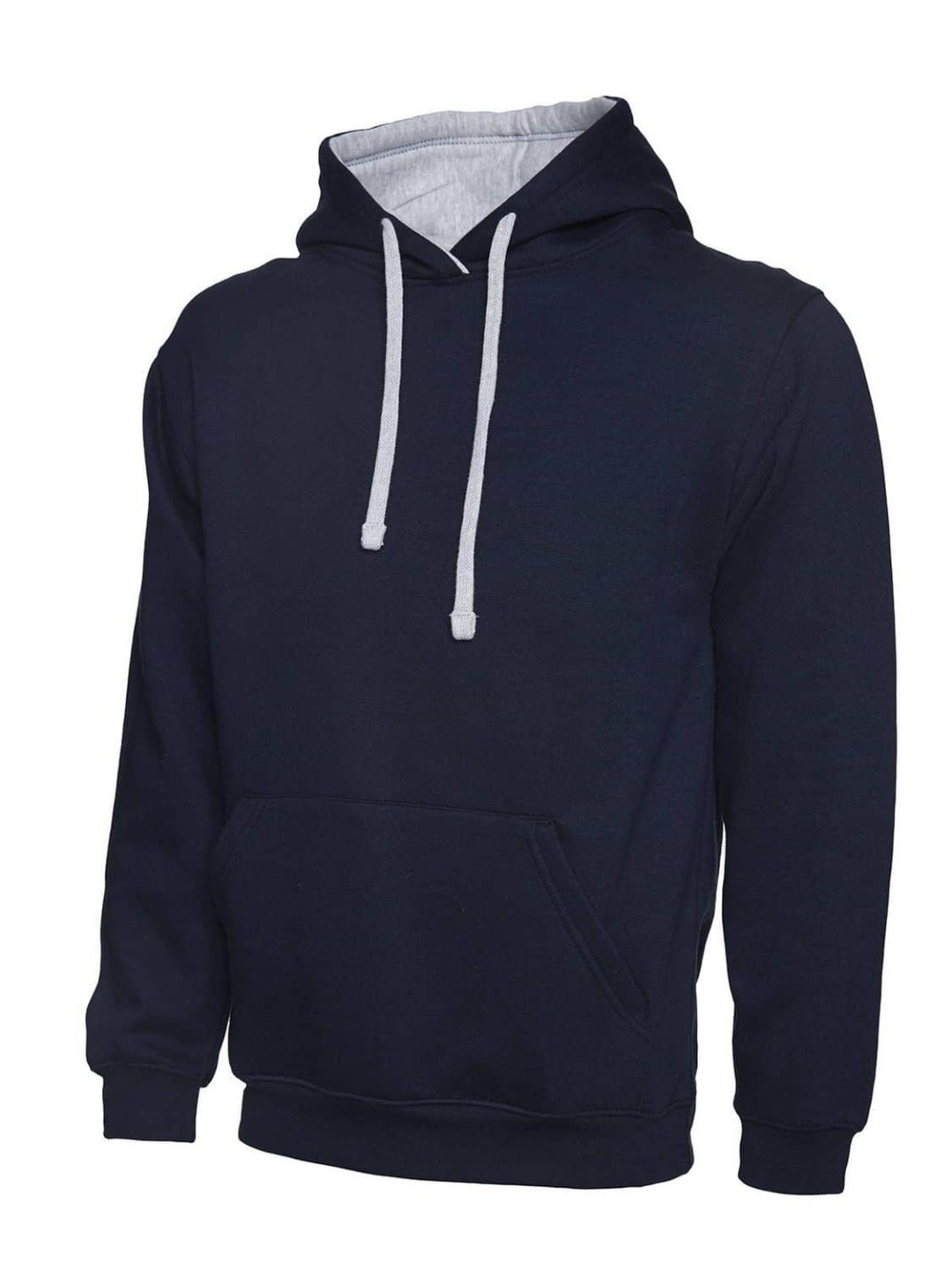 Uneek Contrast Hooded Sweatshirt