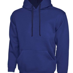 Uneek Contrast Hooded Sweatshirt