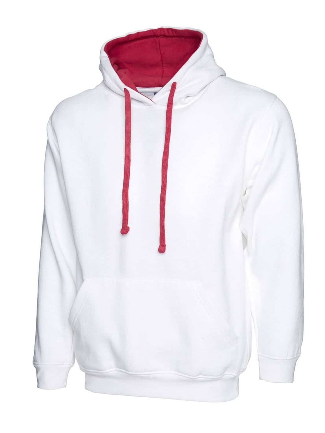 Uneek Contrast Hooded Sweatshirt