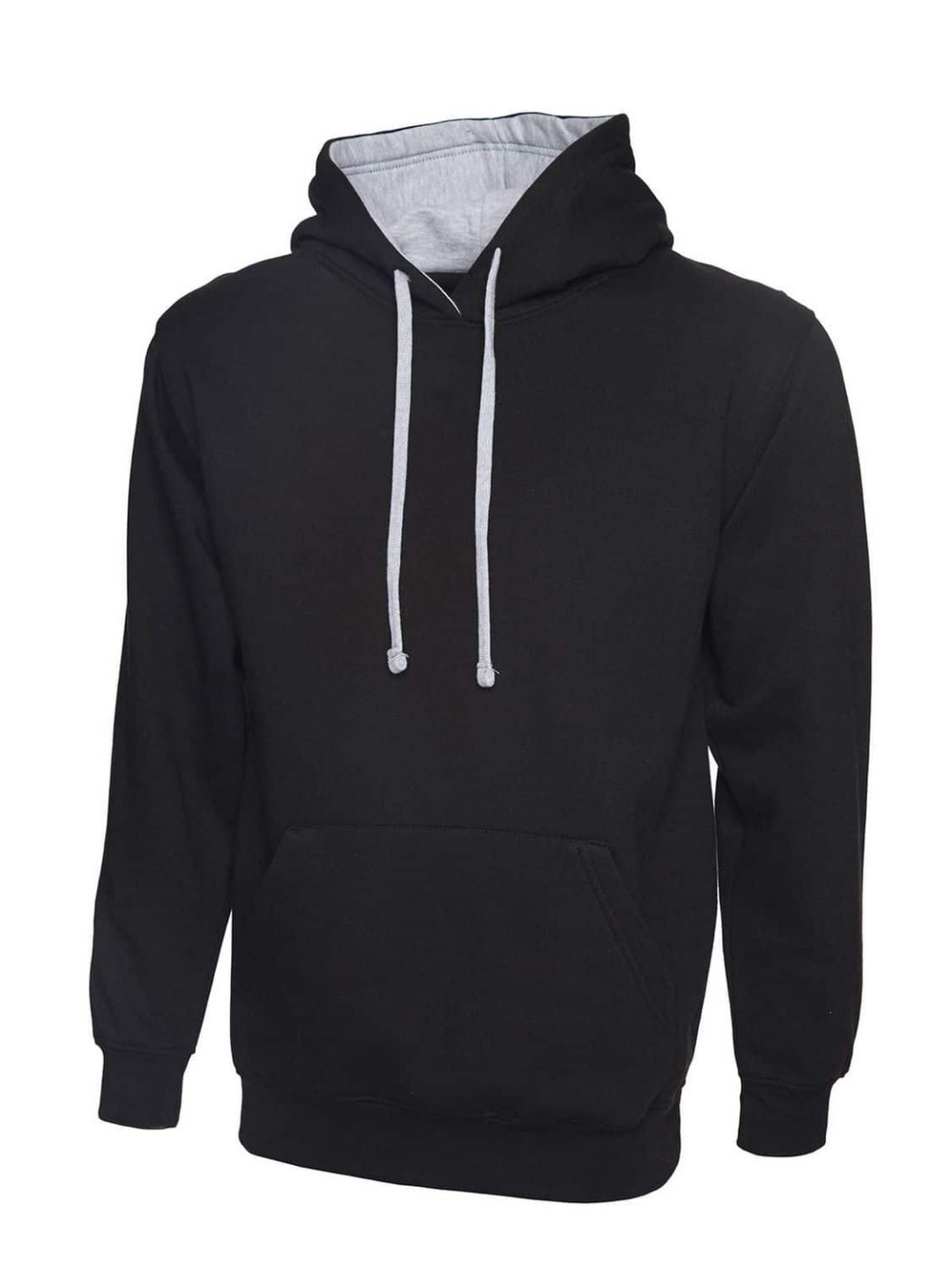 Uneek Contrast Hooded Sweatshirt