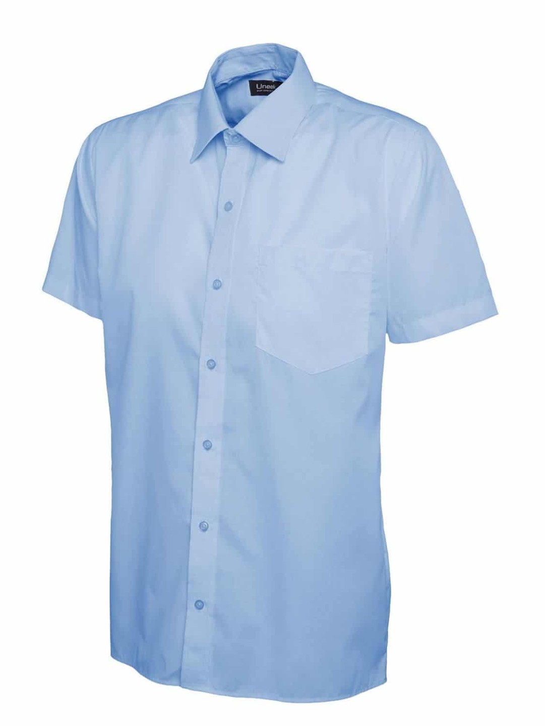 Uneek Mens Poplin Half Sleeve Shirt