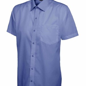 Uneek Mens Poplin Half Sleeve Shirt
