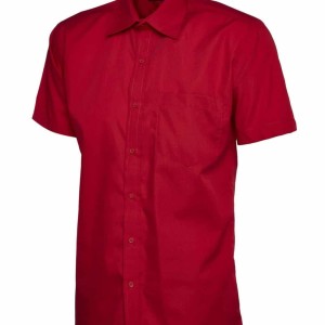 Uneek Mens Poplin Half Sleeve Shirt